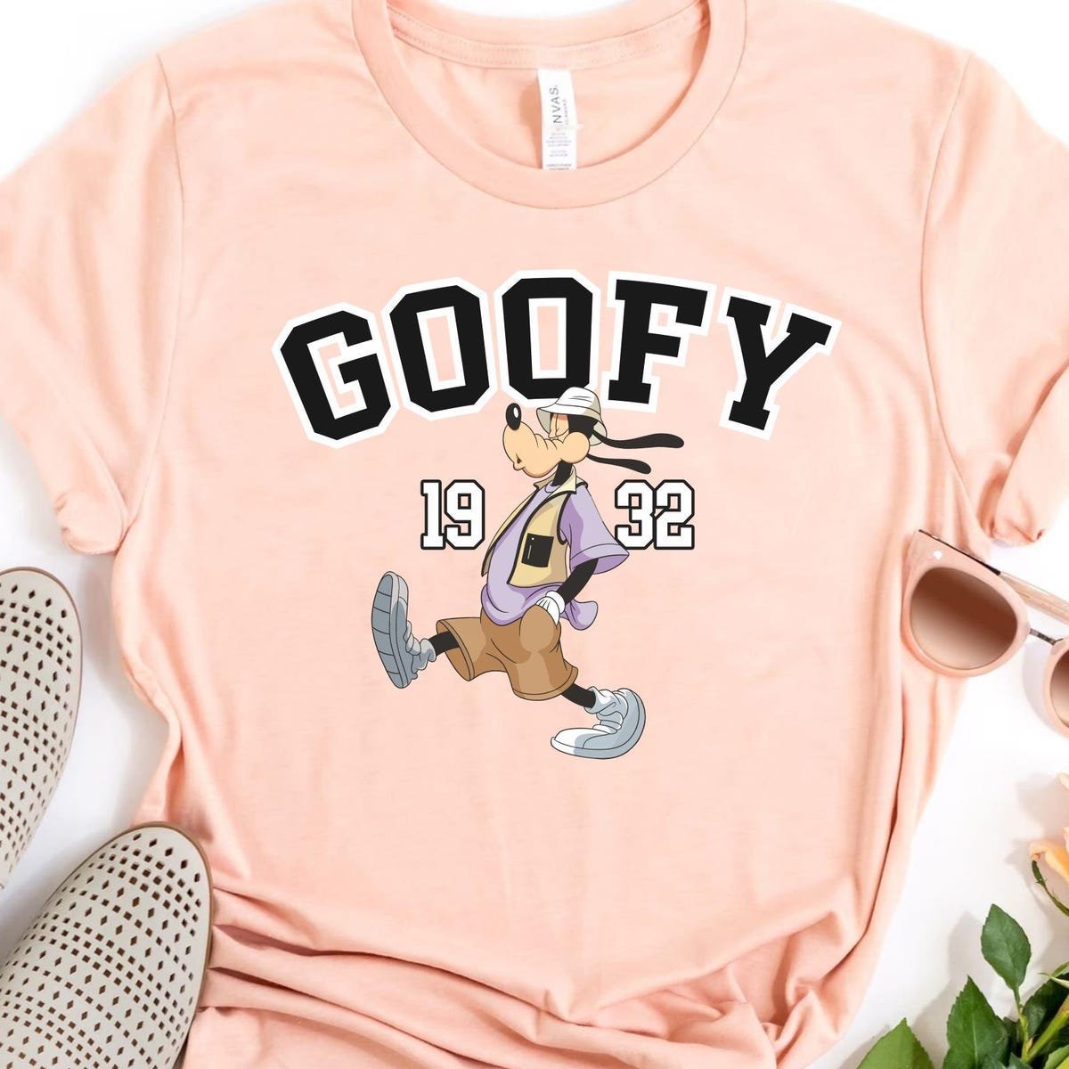 Goofy Vintage Streetwear T-Shirt Mickey 1932 Retro Family Tee
