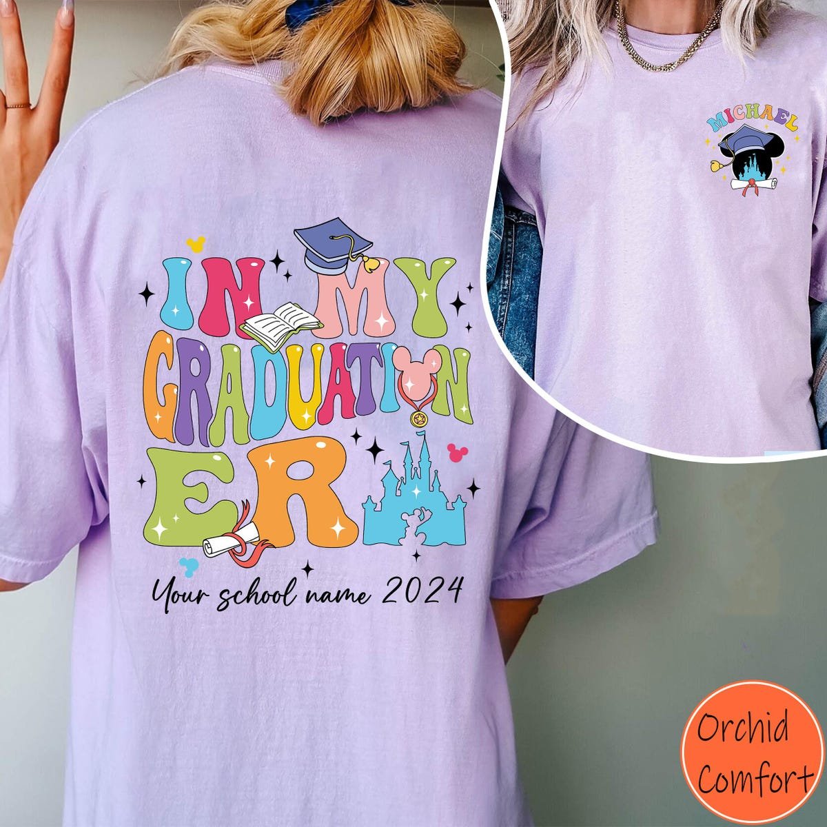 Graduation Era Shirt Disney Custom Name School Gift