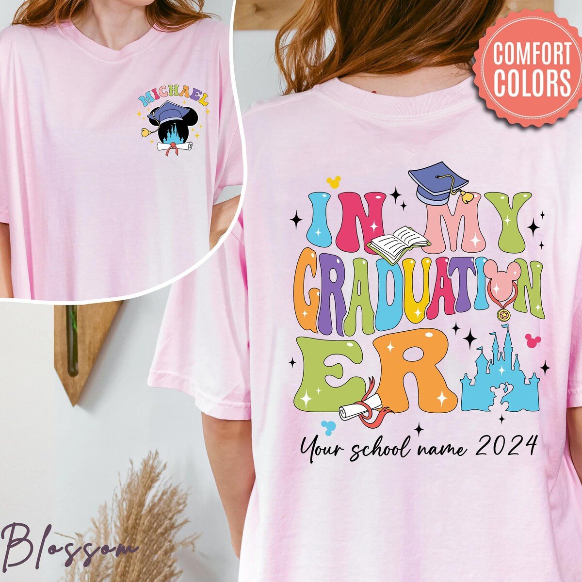 Graduation Era Shirt Disney Custom Name School Gift