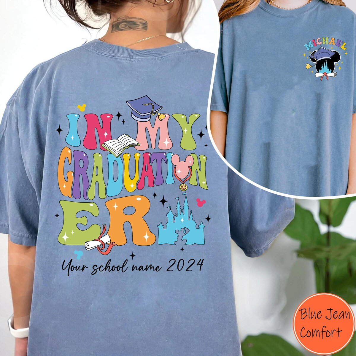 Graduation Era Shirt Disney Custom Name School Gift