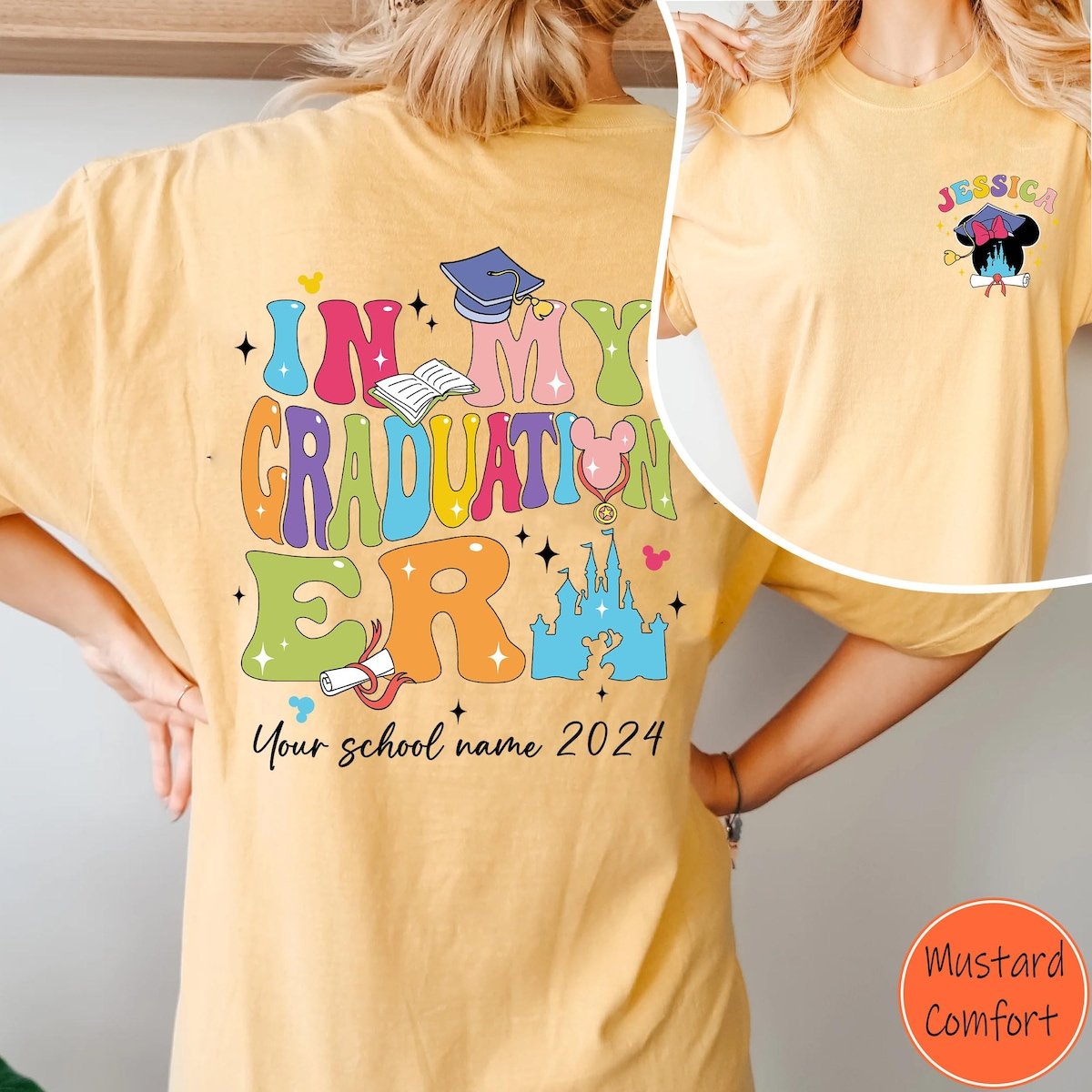 Graduation Era Shirt Disney Custom Name School Gift