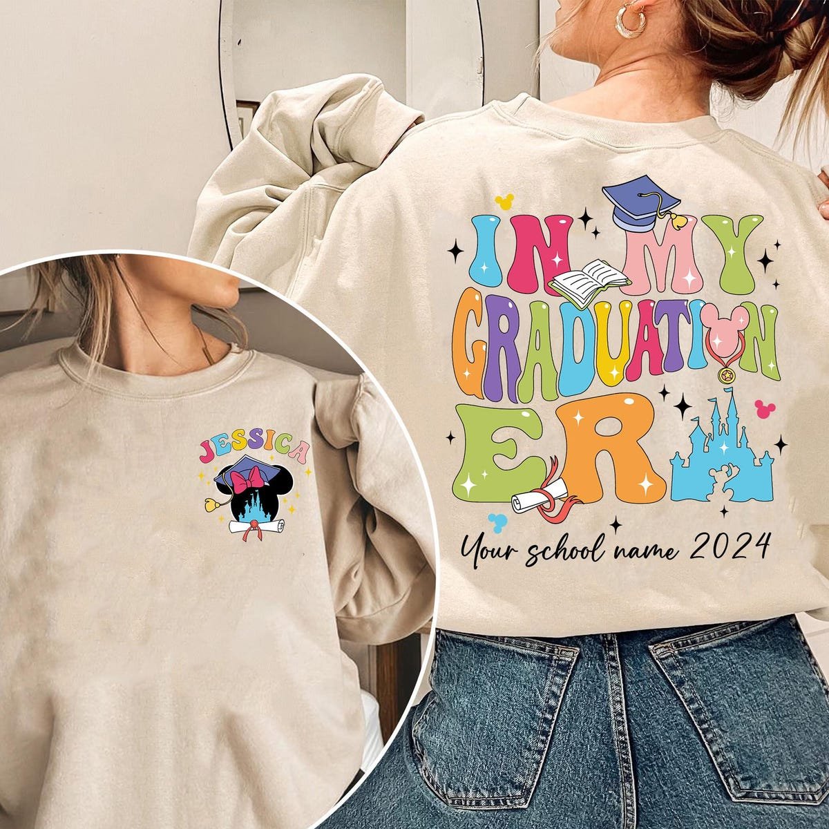 Graduation Era Shirt Disney Custom Name School Gift