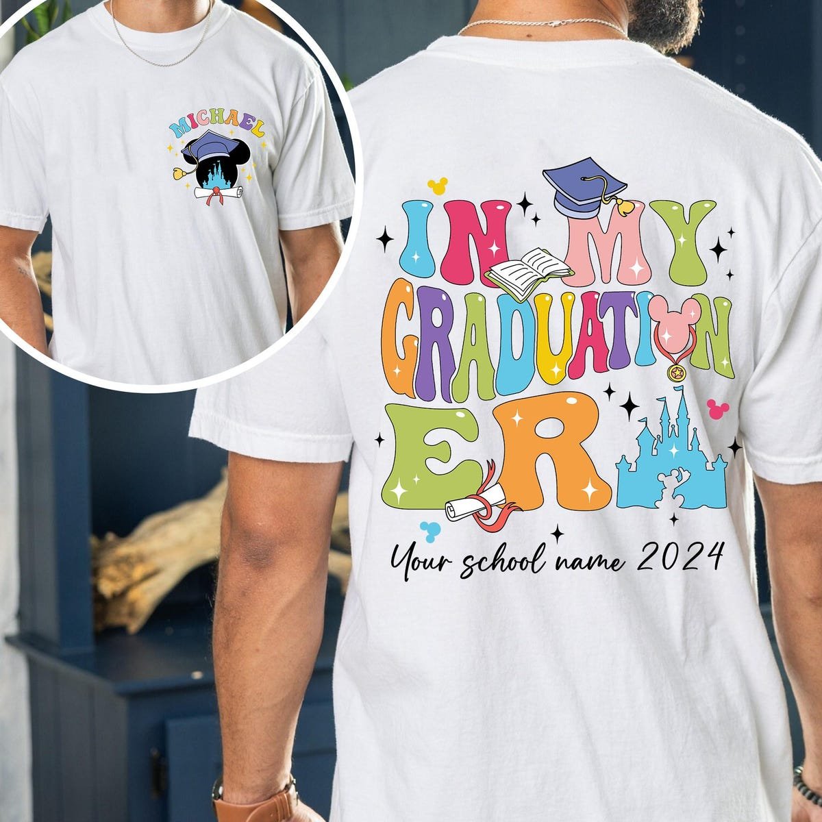 Graduation Era Shirt Disney Custom Name School Gift