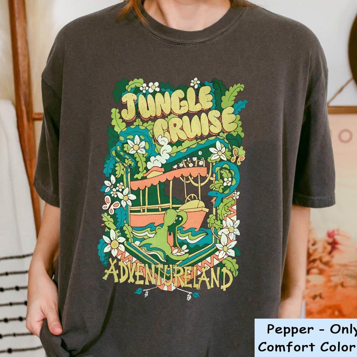 Jungle Cruise Animals Shirt Adventureland Theme Park Tee 2024 Trip