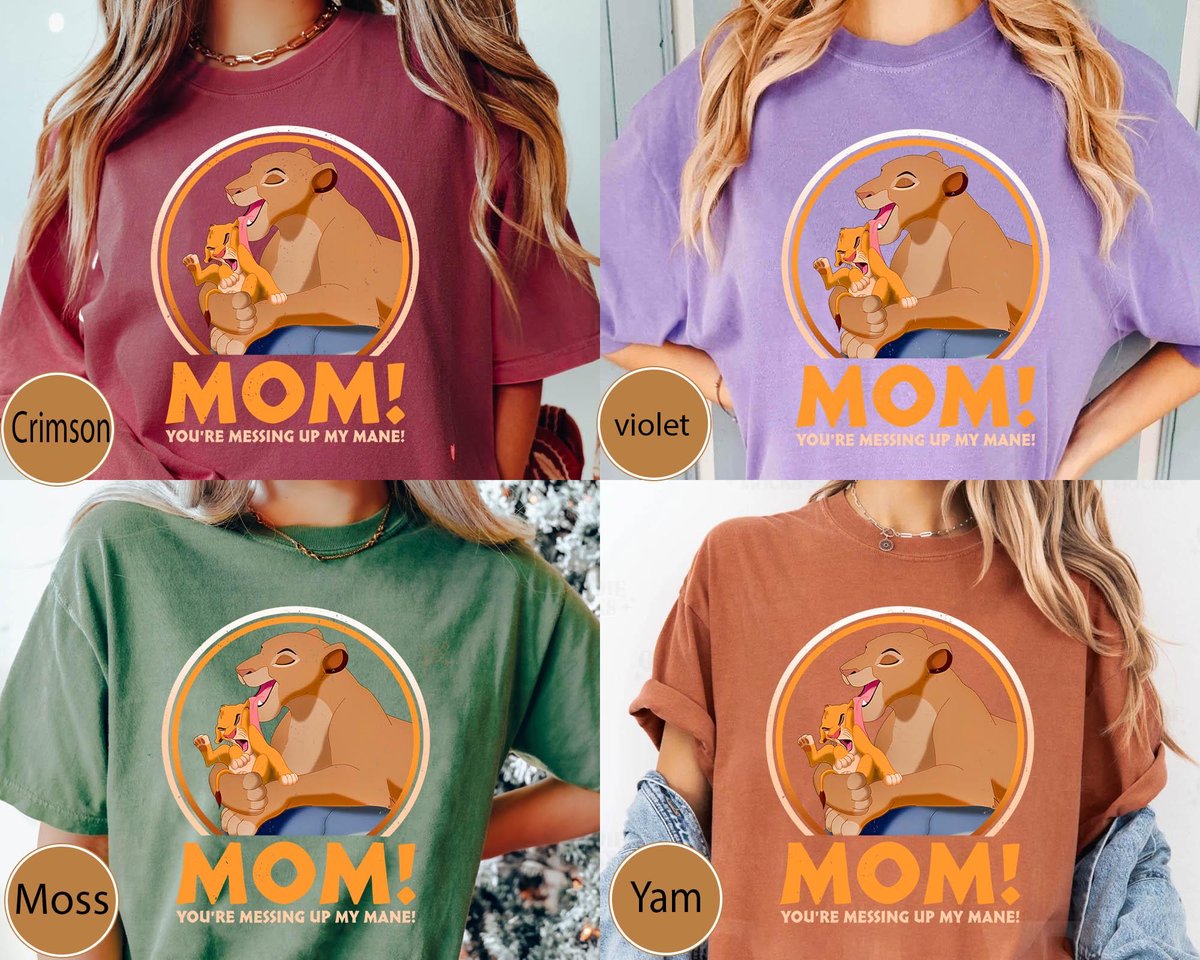 Lion King Shirt Simba Sarabi Mother's Day Gift Disney Tee