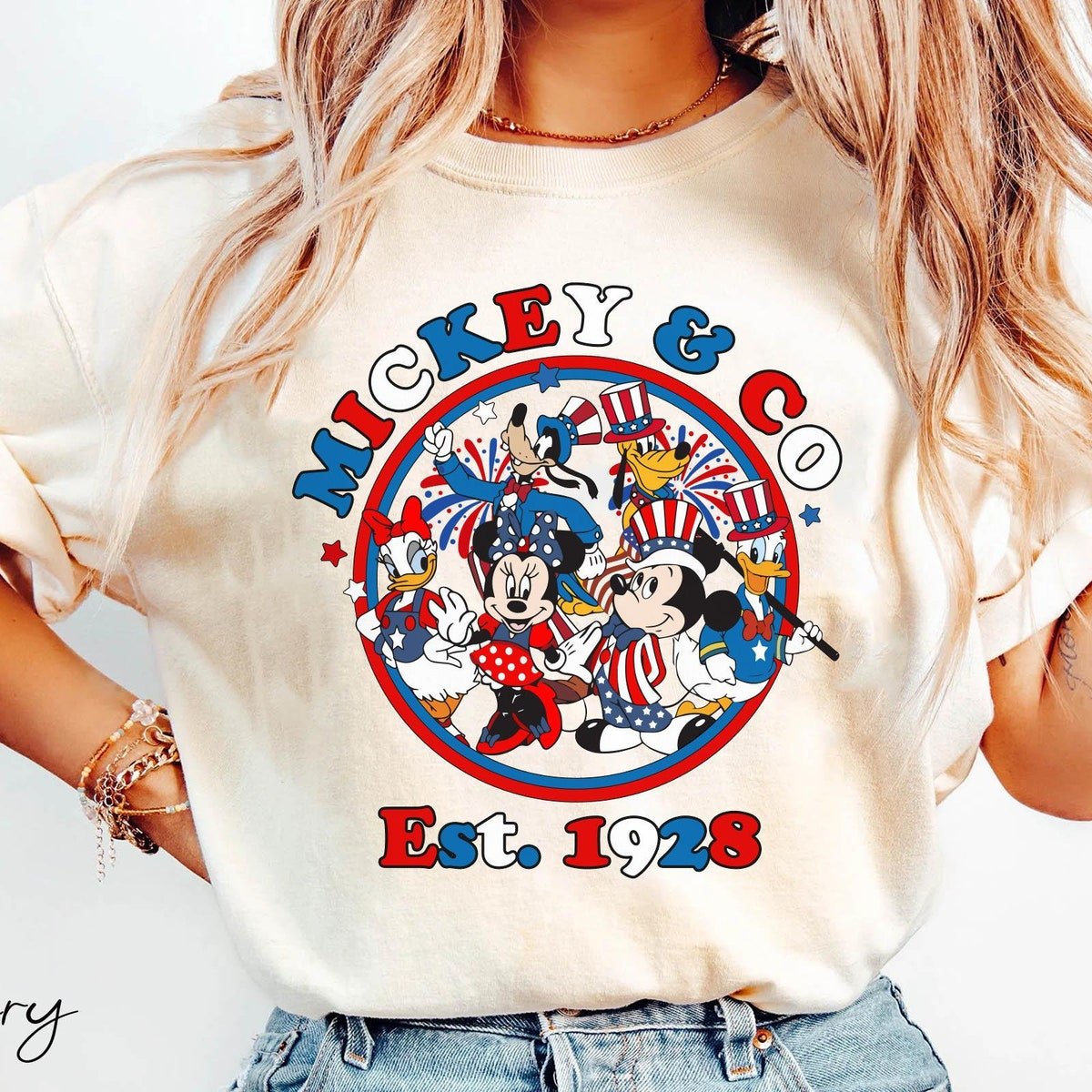 Mickey & Co Patriotic Shirt Disney 4th of July 2024