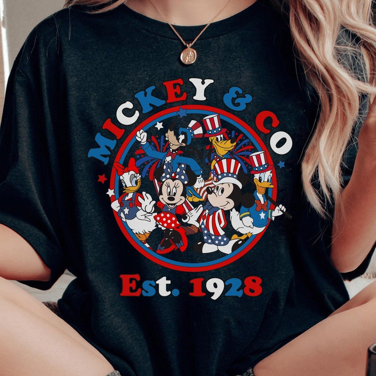 Mickey & Co Patriotic Shirt Disney 4th of July 2024