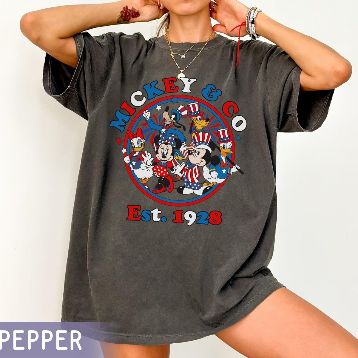 Mickey & Co Patriotic Shirt Disney 4th of July 2024