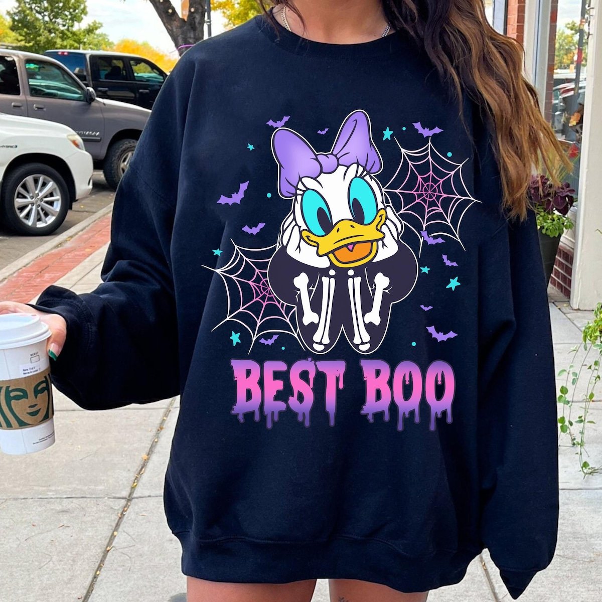 Minnie Daisy Skeleton Halloween Shirt Disney Besties T-shirt