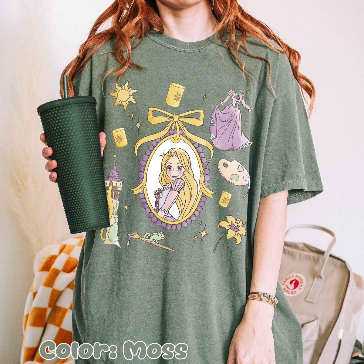 Rapunzel Shirt Disney Princess Tee Coquette Style Family Matching