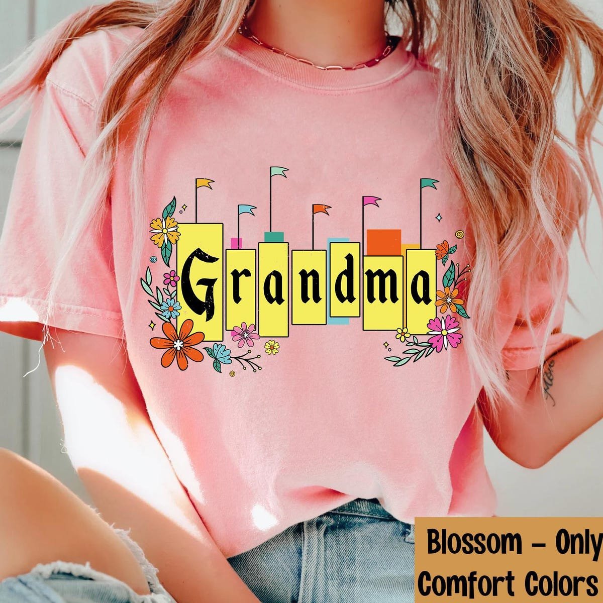 Retro 70S Disney Grandma Shirt Disneyland Mother's Day Gift