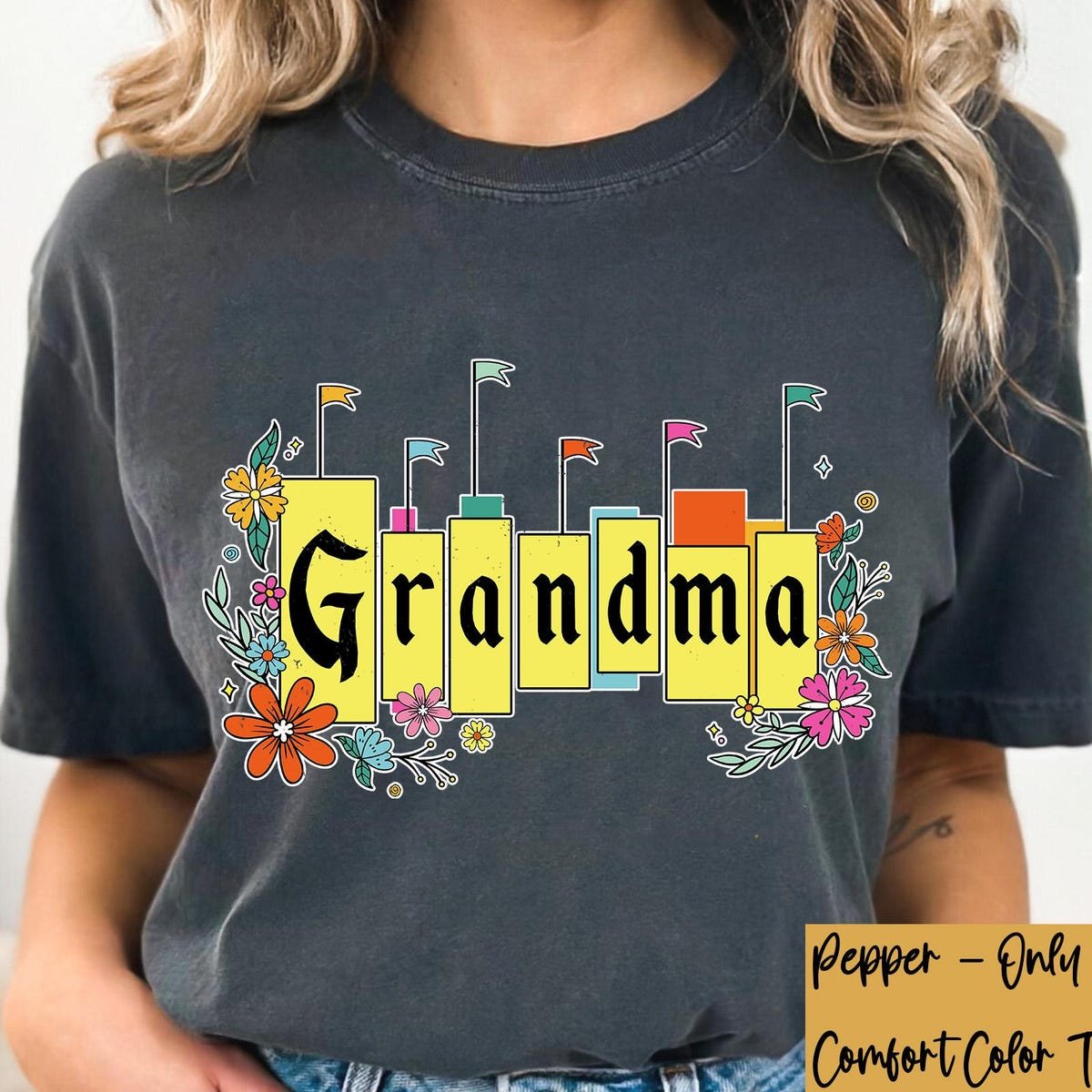 Retro 70S Disney Grandma Shirt Disneyland Mother's Day Gift