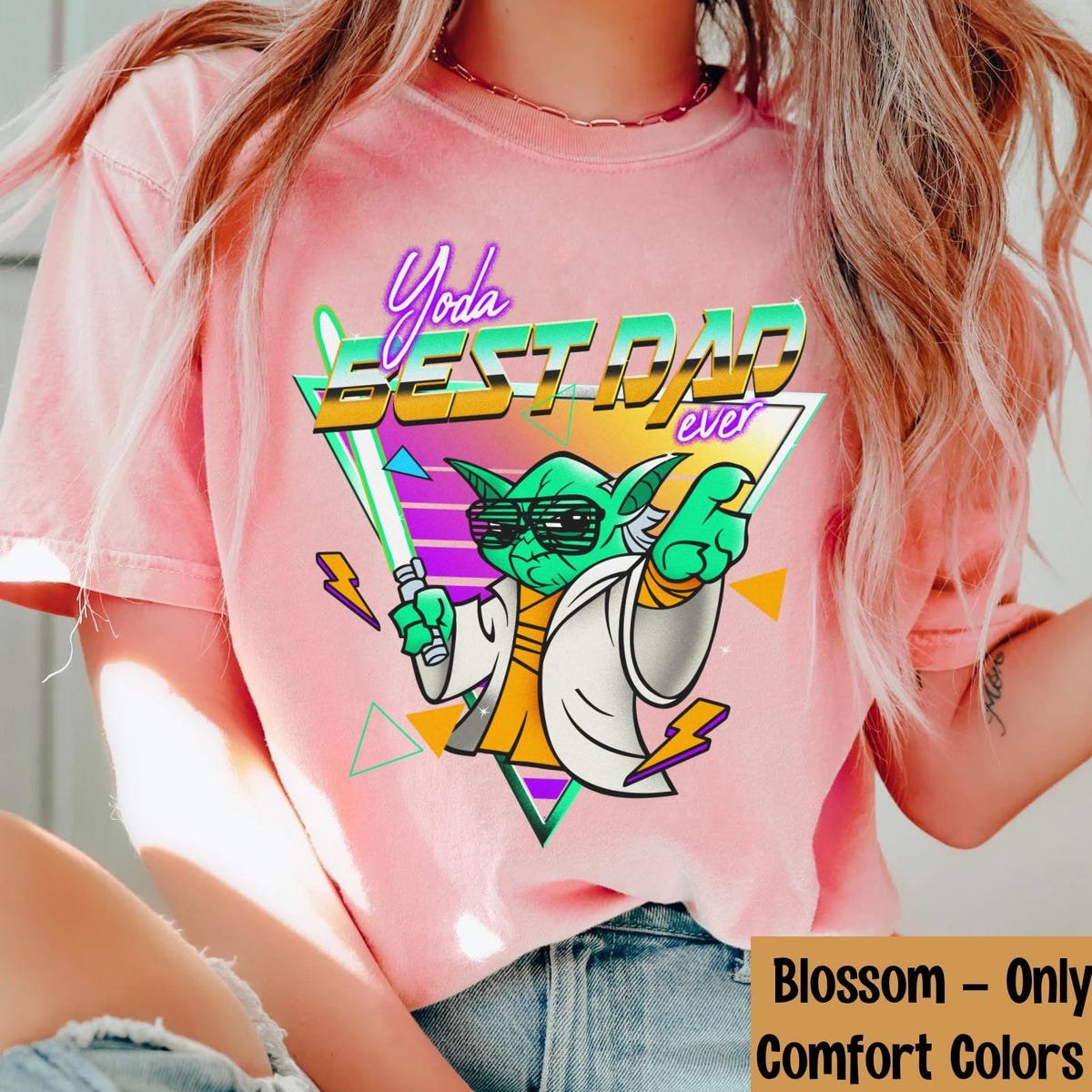 Retro Disney Star Wars Yoda Shirt for Dad Father's Day Gift