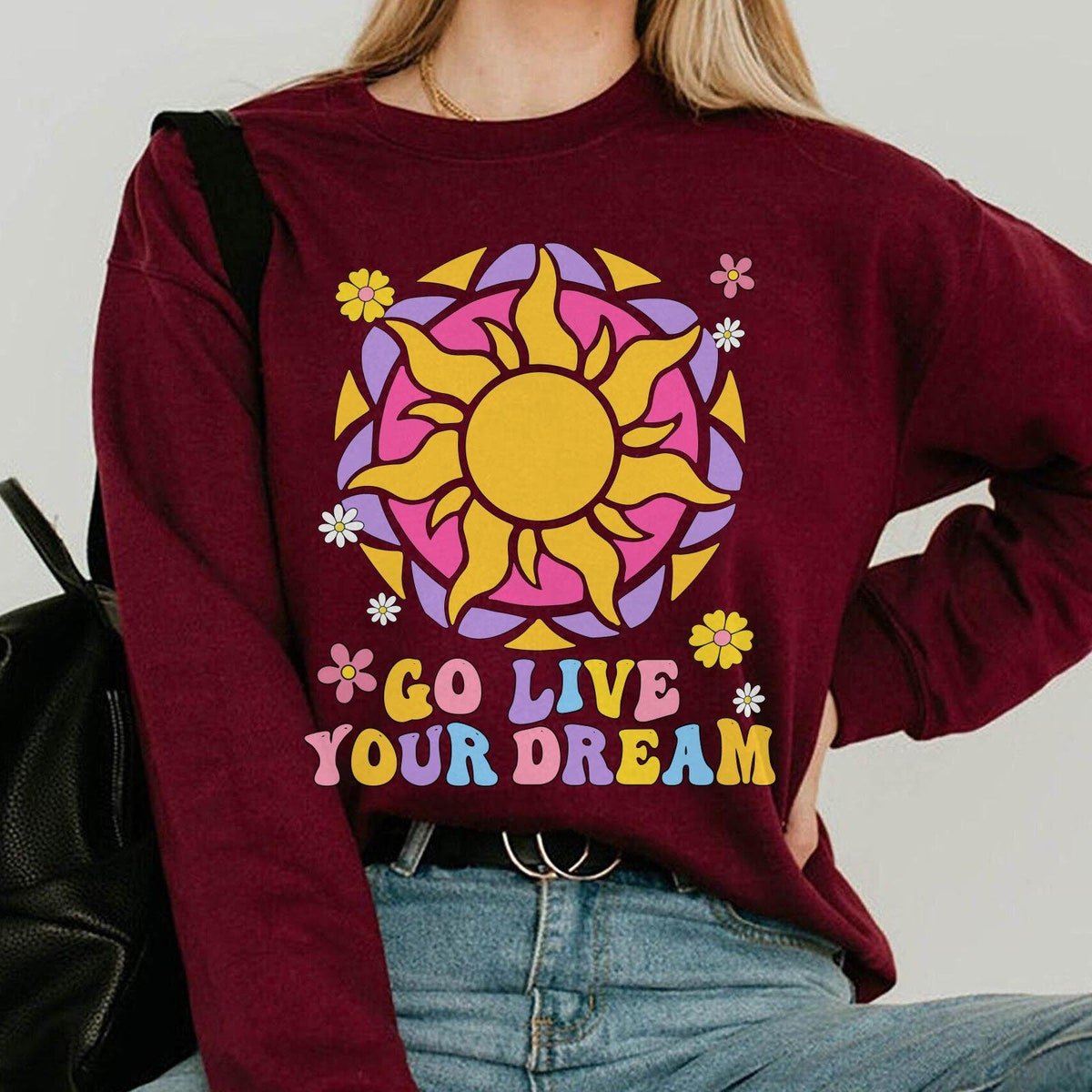 Retro Tangled Sun T-Shirt Rapunzel Princess Family Trip 2024