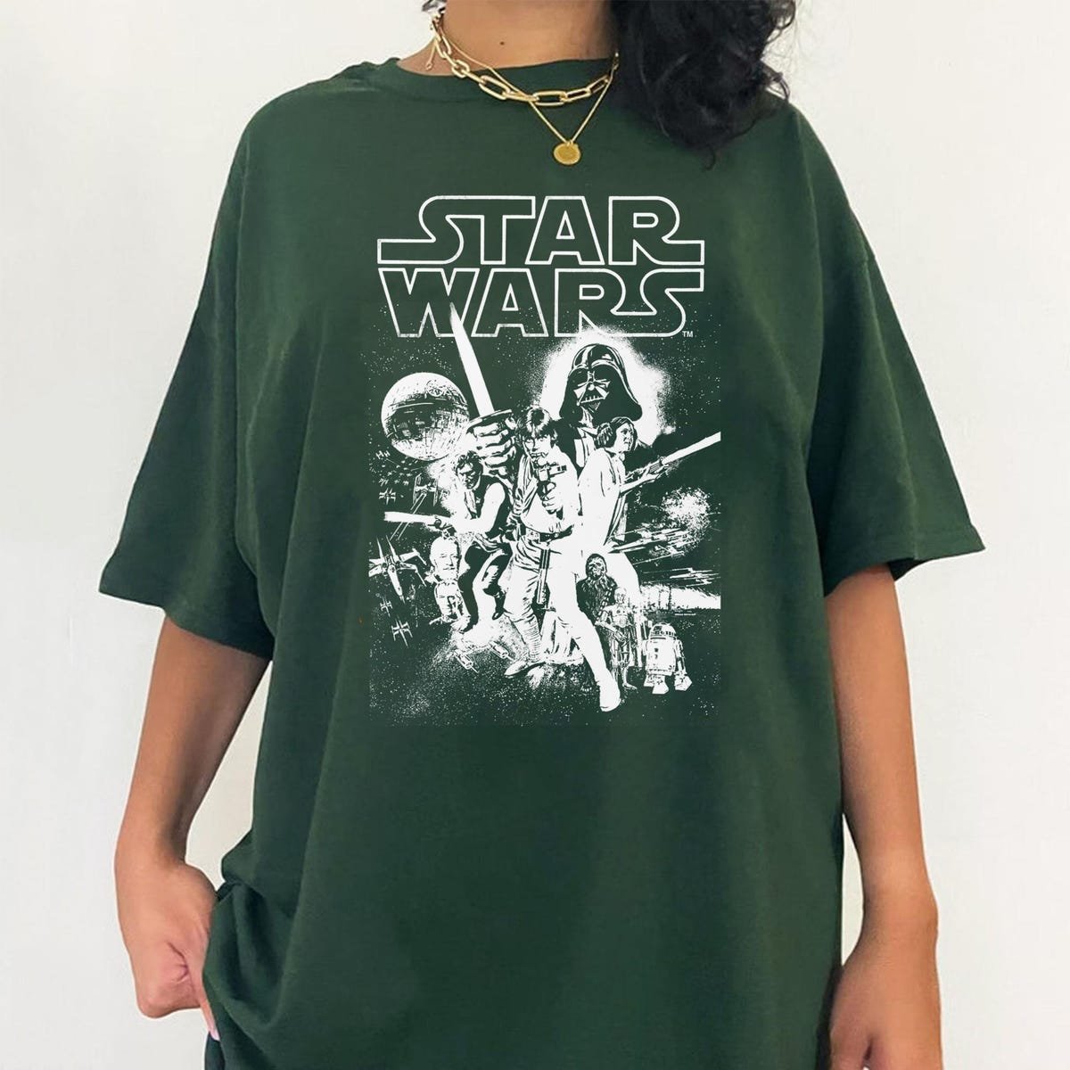 Star Wars A New Hope T-shirt Vintage Movie Poster Design