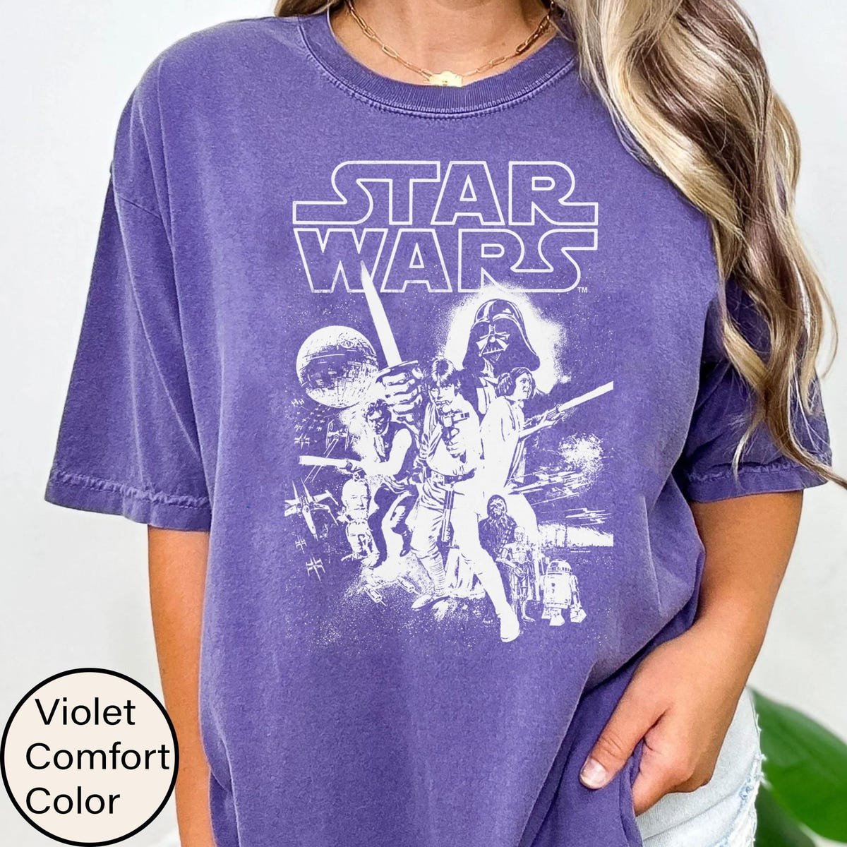 Star Wars A New Hope T-shirt Vintage Movie Poster Design
