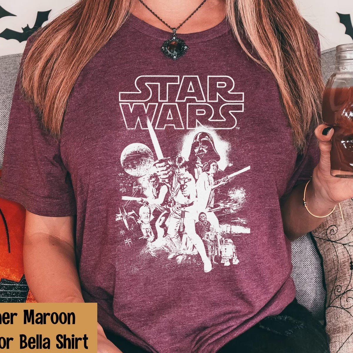 Star Wars A New Hope T-shirt Vintage Movie Poster Design