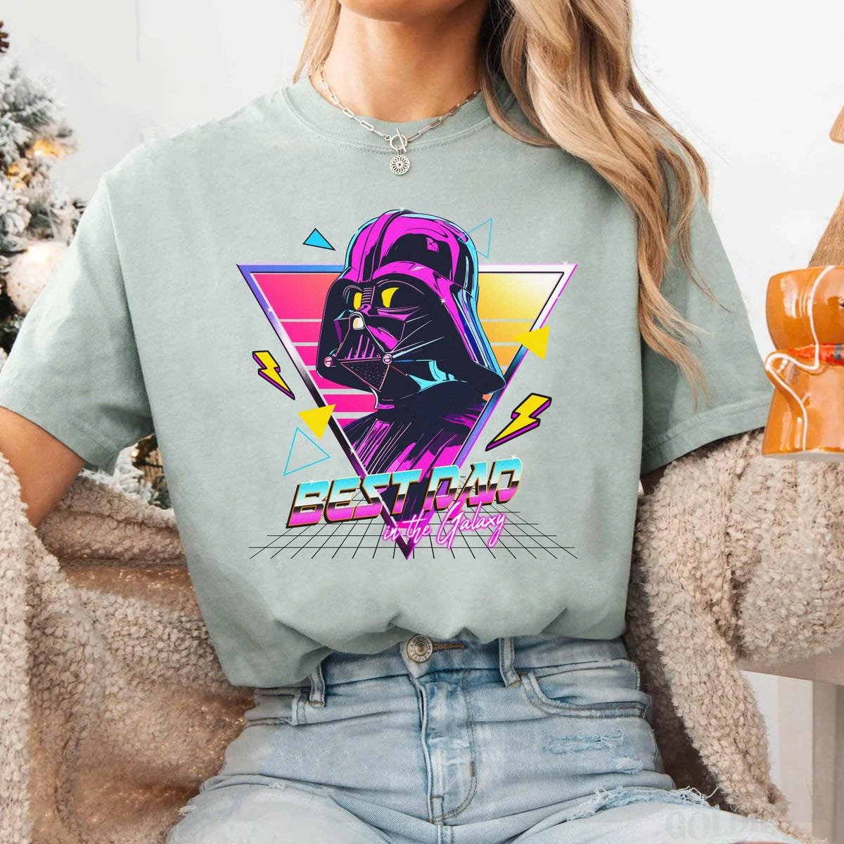 Star Wars Dad Shirt Vintage 90s Darth Vader Tee Father's Day Gift