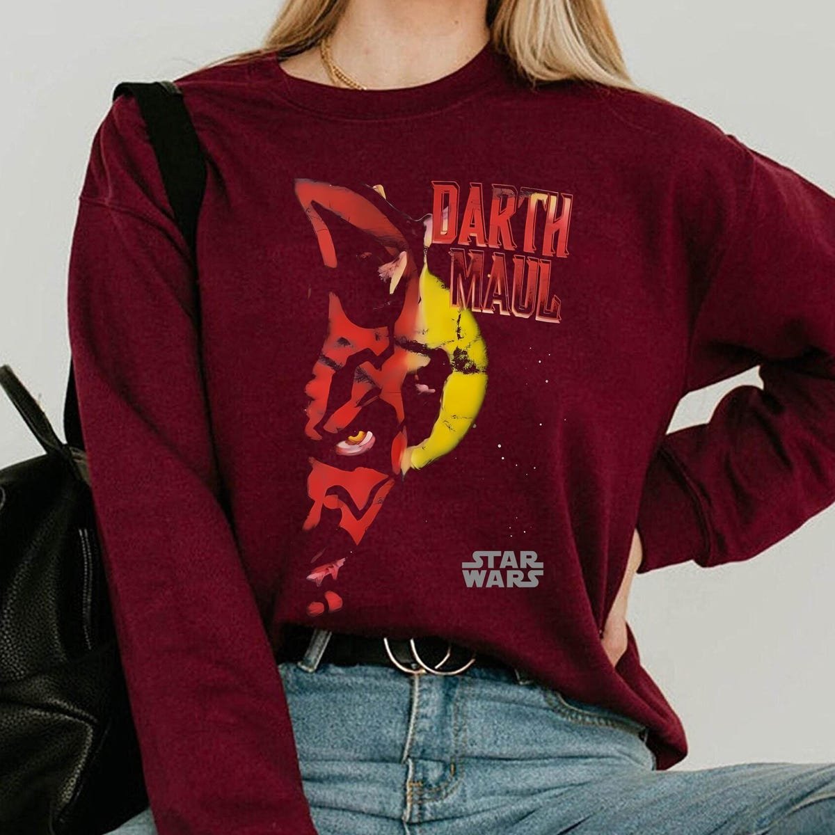 Star Wars Darth Maul T-shirt Retro Sith Lord Villain Shirt