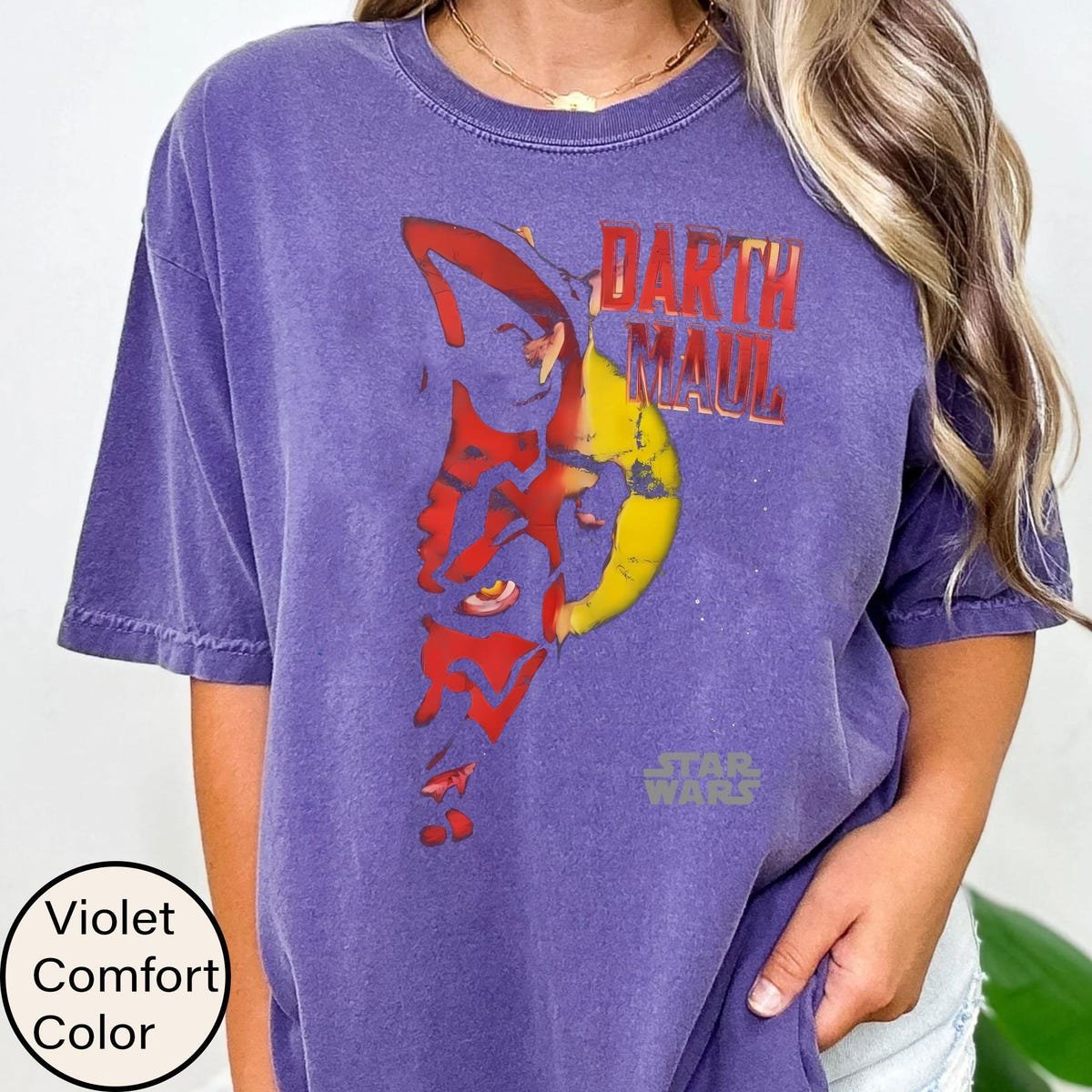 Star Wars Darth Maul T-shirt Retro Sith Lord Villain Shirt