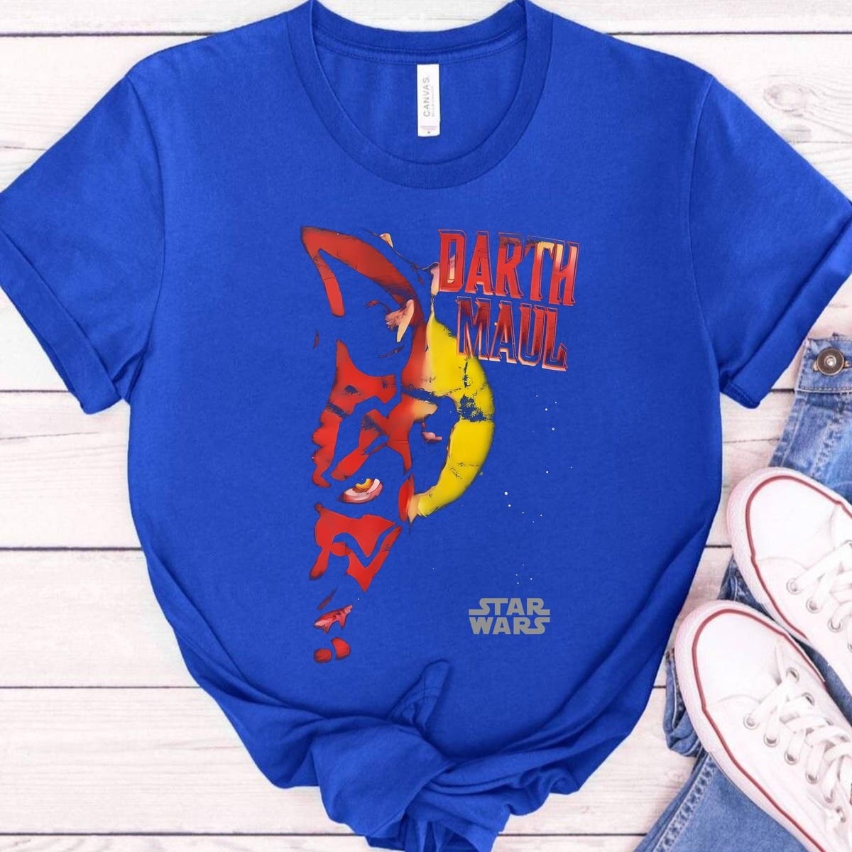 Star Wars Darth Maul T-shirt Retro Sith Lord Villain Shirt