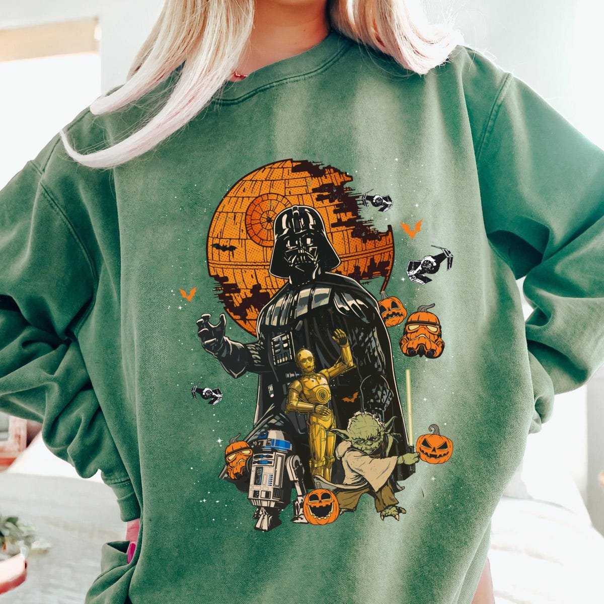 Star Wars Halloween Shirt Vintage Darth Vader Pumpkin Design