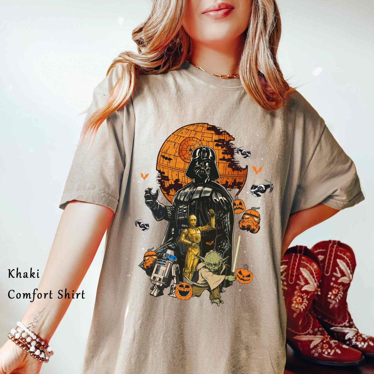 Star Wars Halloween Shirt Vintage Darth Vader Pumpkin Design