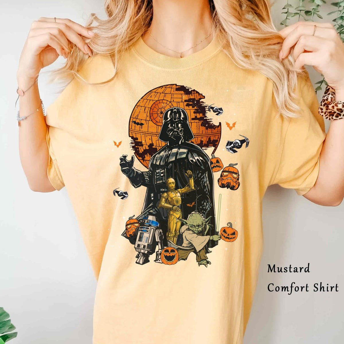 Star Wars Halloween Shirt Vintage Darth Vader Pumpkin Design