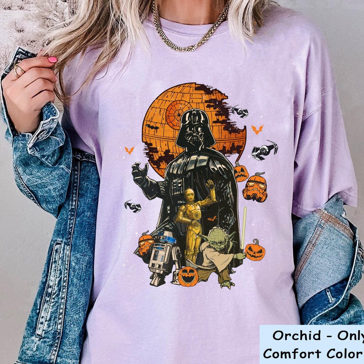 Star Wars Halloween Shirt Vintage Darth Vader Pumpkin Design