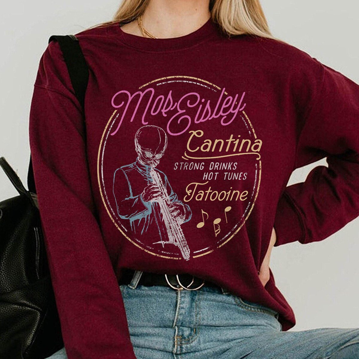 Star Wars Mos Eisley Cantina T-Shirt Tatooine Band Tee