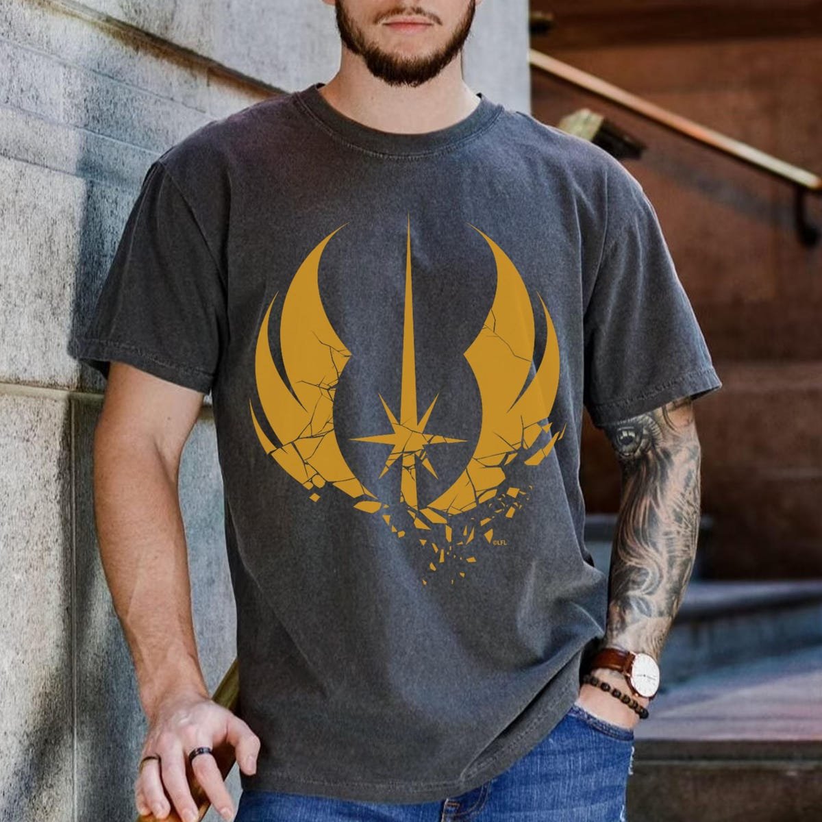 Star Wars Obi-Wan Kenobi Jedi Order T-Shirt Disneyland Trip Tee