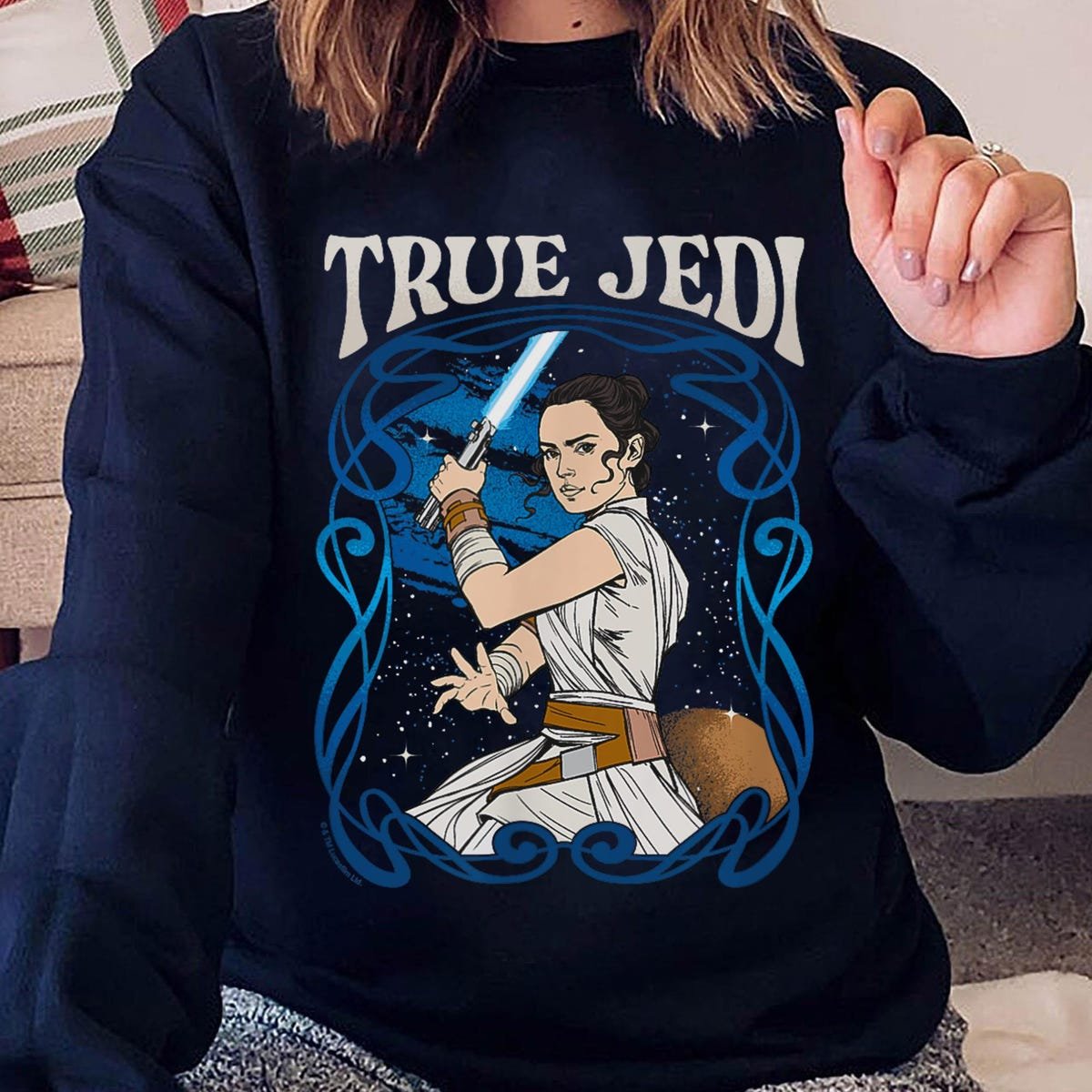 Star Wars Rey T-Shirt Art Nouveau Jedi Graphic May the Fourth Gift
