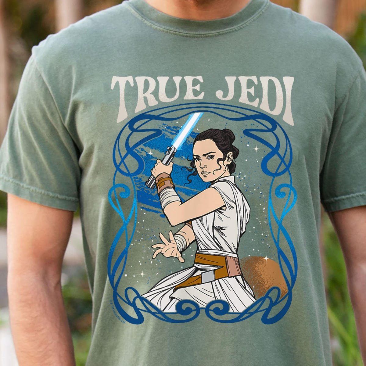 Star Wars Rey T-Shirt Art Nouveau Jedi Graphic May the Fourth Gift