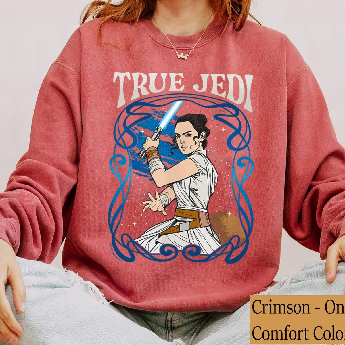 Star Wars Rey T-Shirt Art Nouveau Jedi Graphic May the Fourth Gift