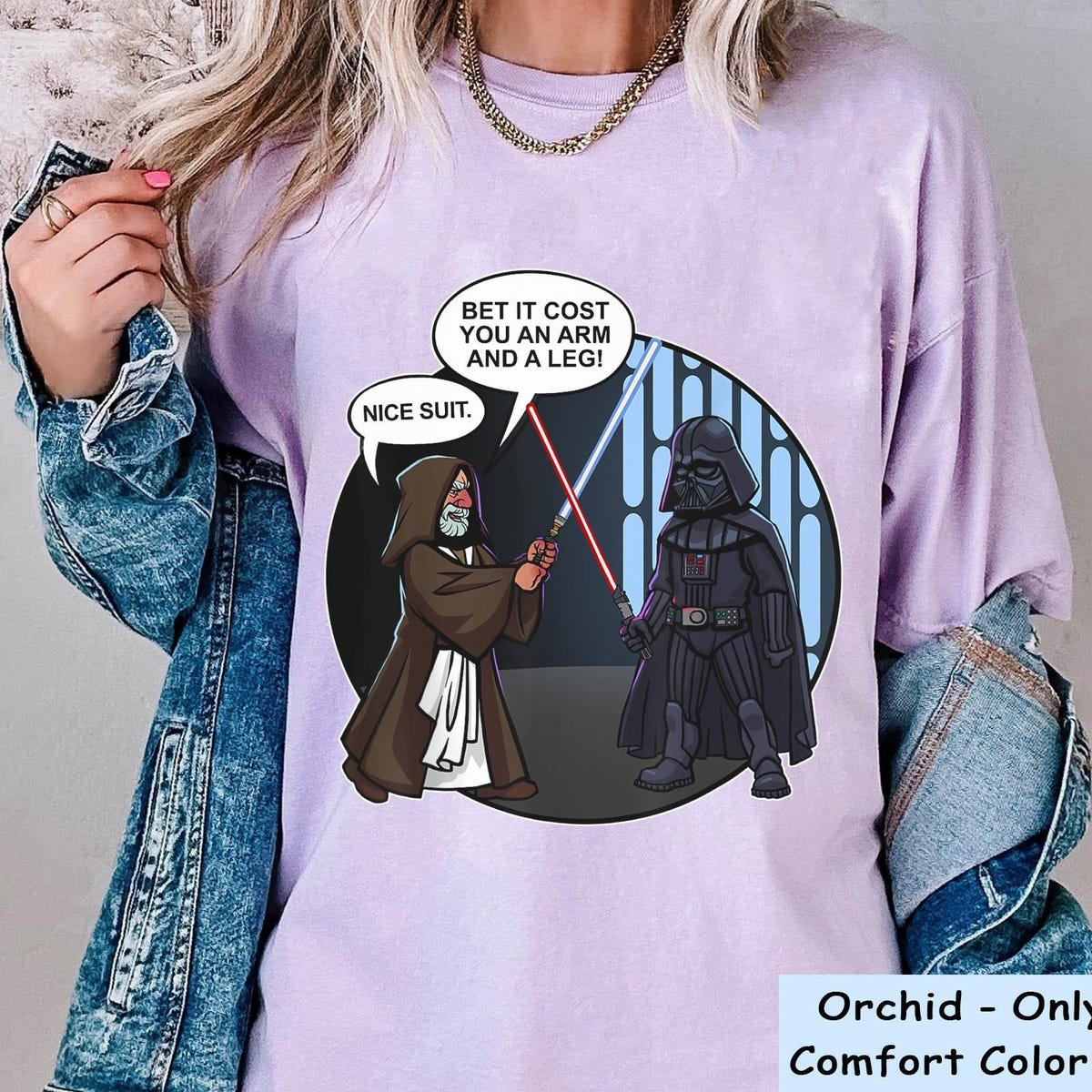 Star Wars Vader Obi-Wan T-shirt for Fans