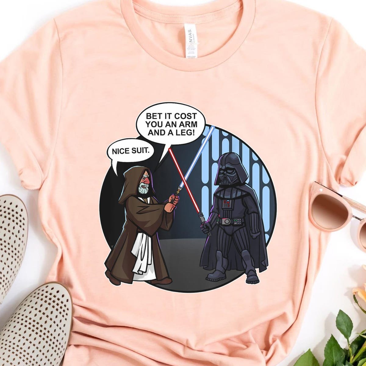 Star Wars Vader Obi-Wan T-shirt for Fans