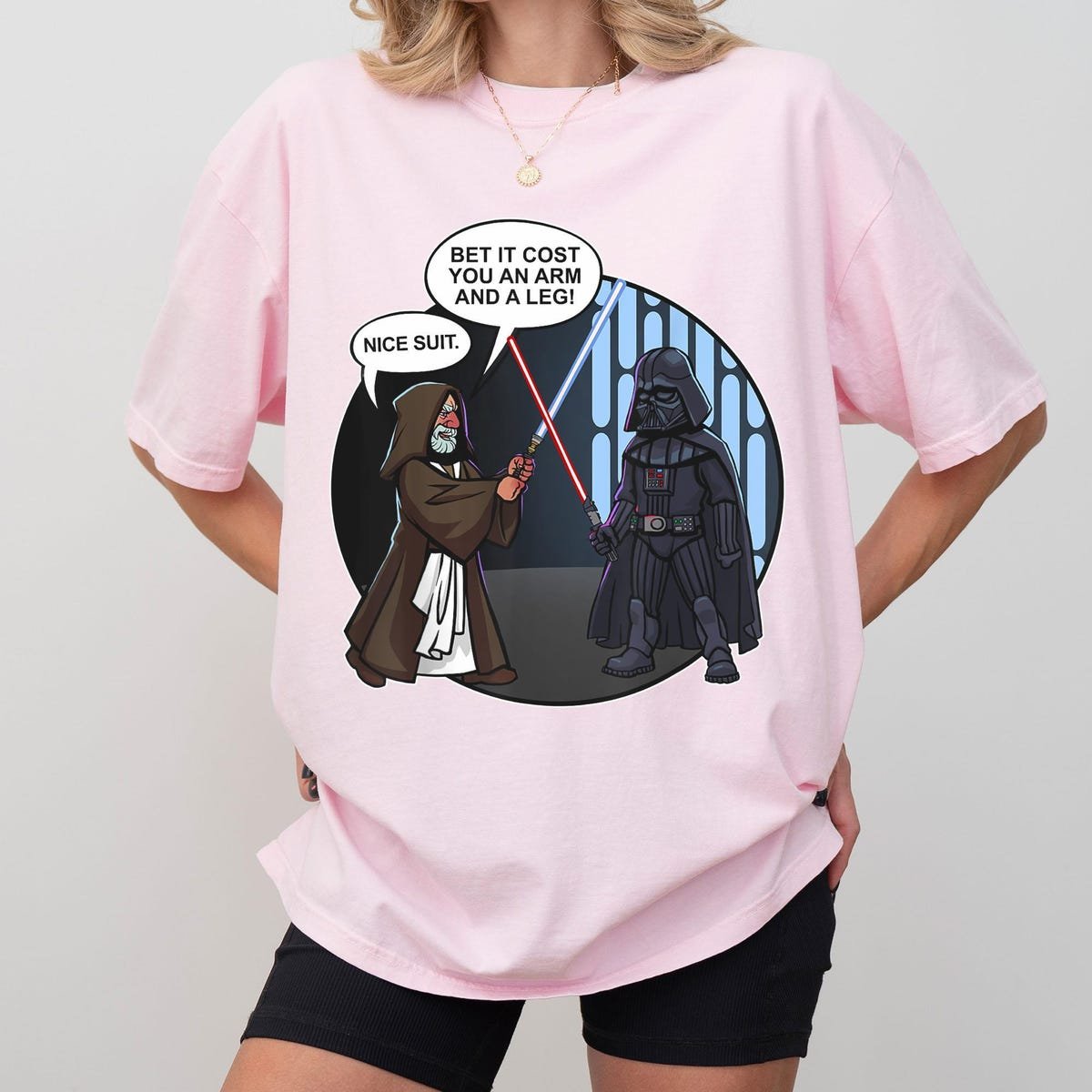 Star Wars Vader Obi-Wan T-shirt for Fans