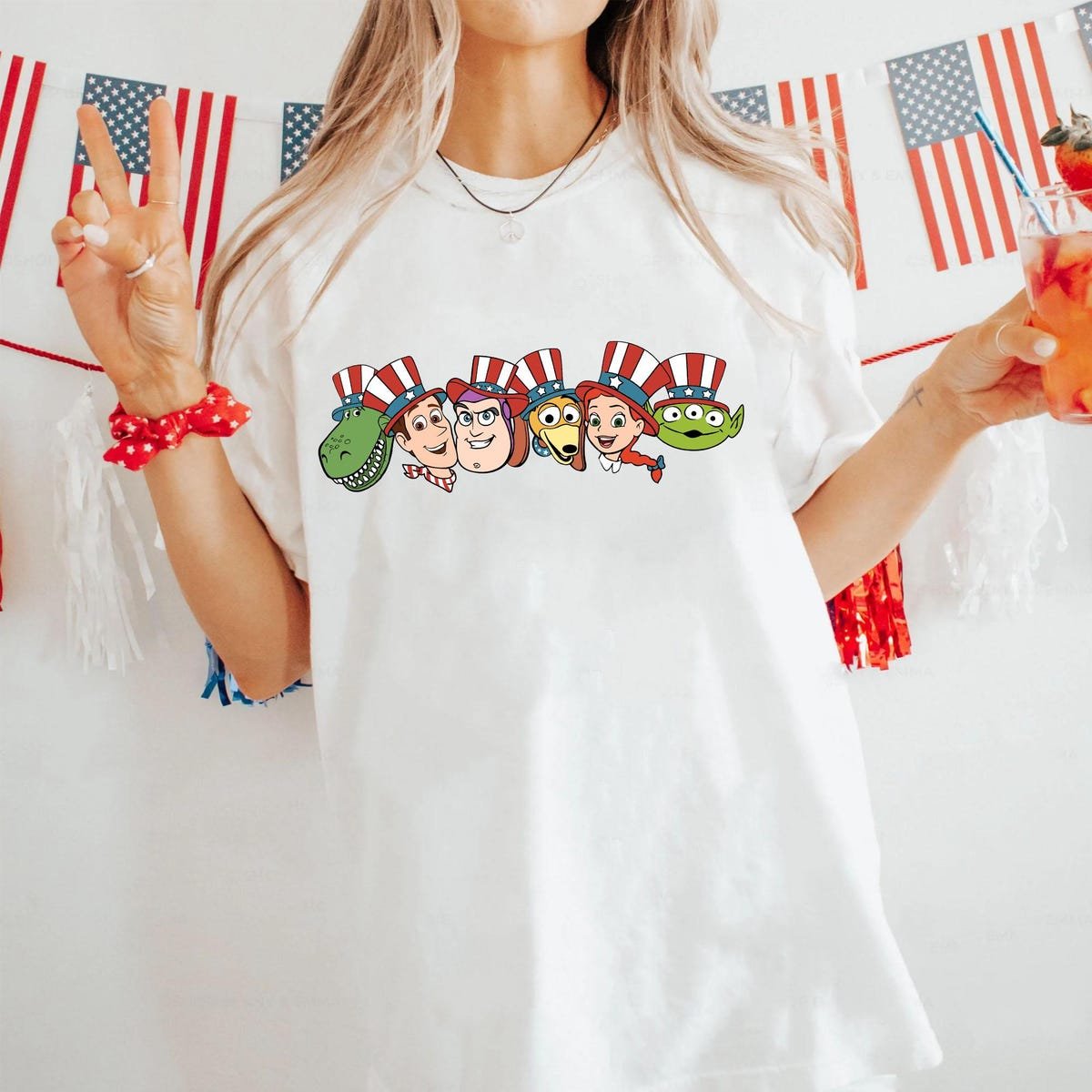Toy Story 4th of July T-shirt Family Trip Matching 2025
