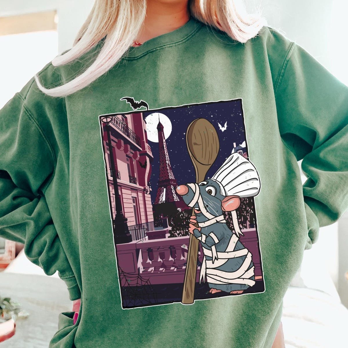 Vintage Disney Ratatouille Halloween Shirt Cute Remy Mouse Chef Tee