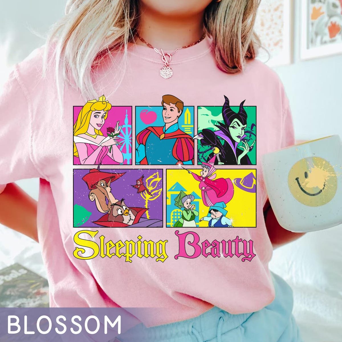 Vintage Disney Sleeping Beauty Shirt for Family Trips
