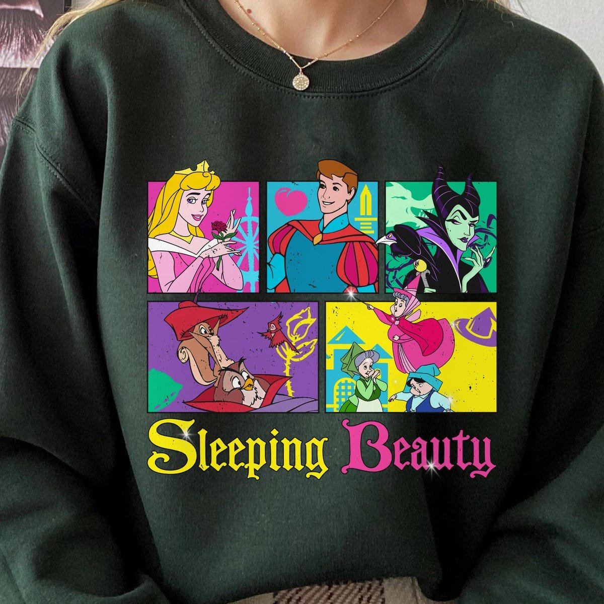 Vintage Disney Sleeping Beauty Shirt for Family Trips