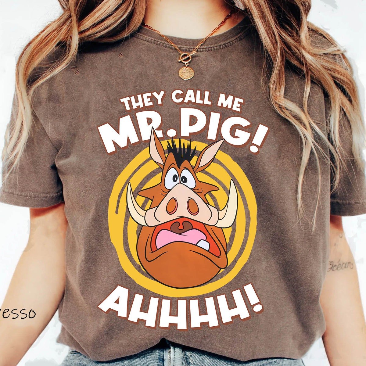Vintage Pumbaa T-Shirt Lion King 2024 Family Trip Shirt