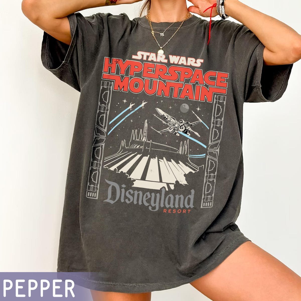 Vintage Star Wars Shirt Disneyland 1955 Retro Space Battle Tee