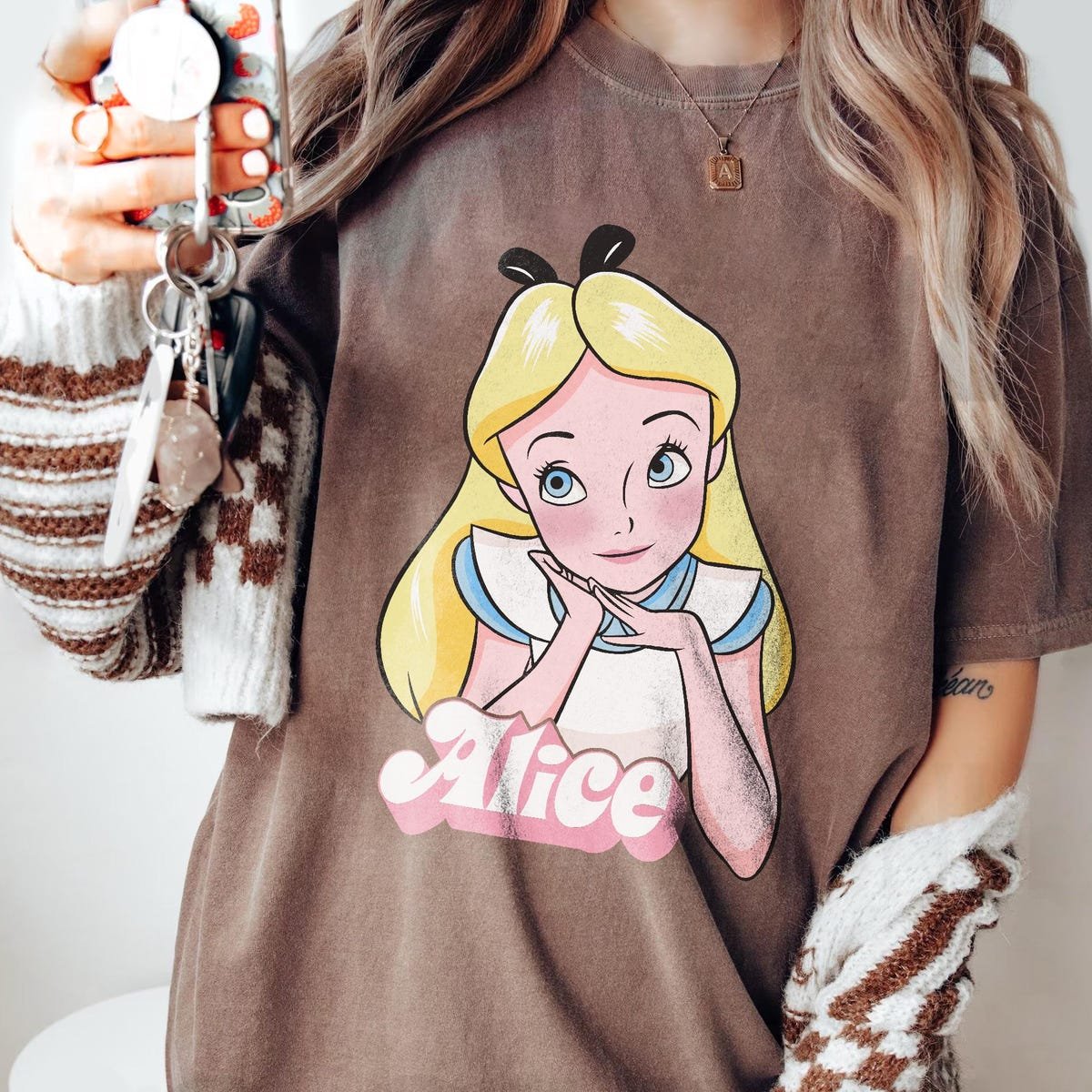 Alice In Wonderland Shirt Cute Kawaii Disney Princess Aesthetic