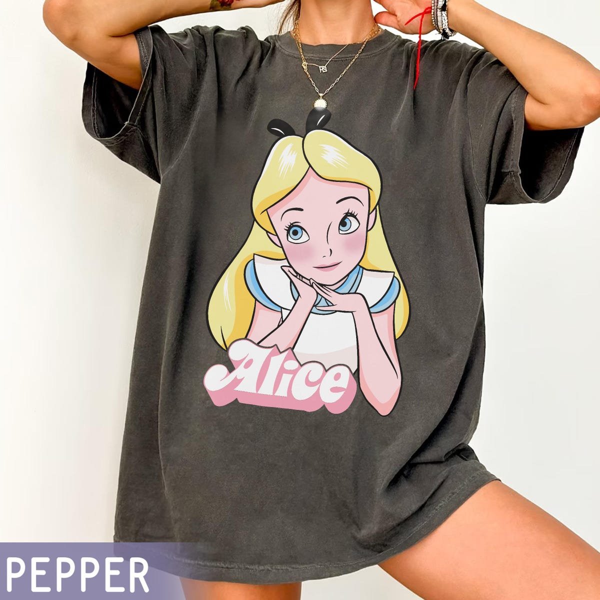 Alice In Wonderland Shirt Cute Kawaii Disney Princess Aesthetic