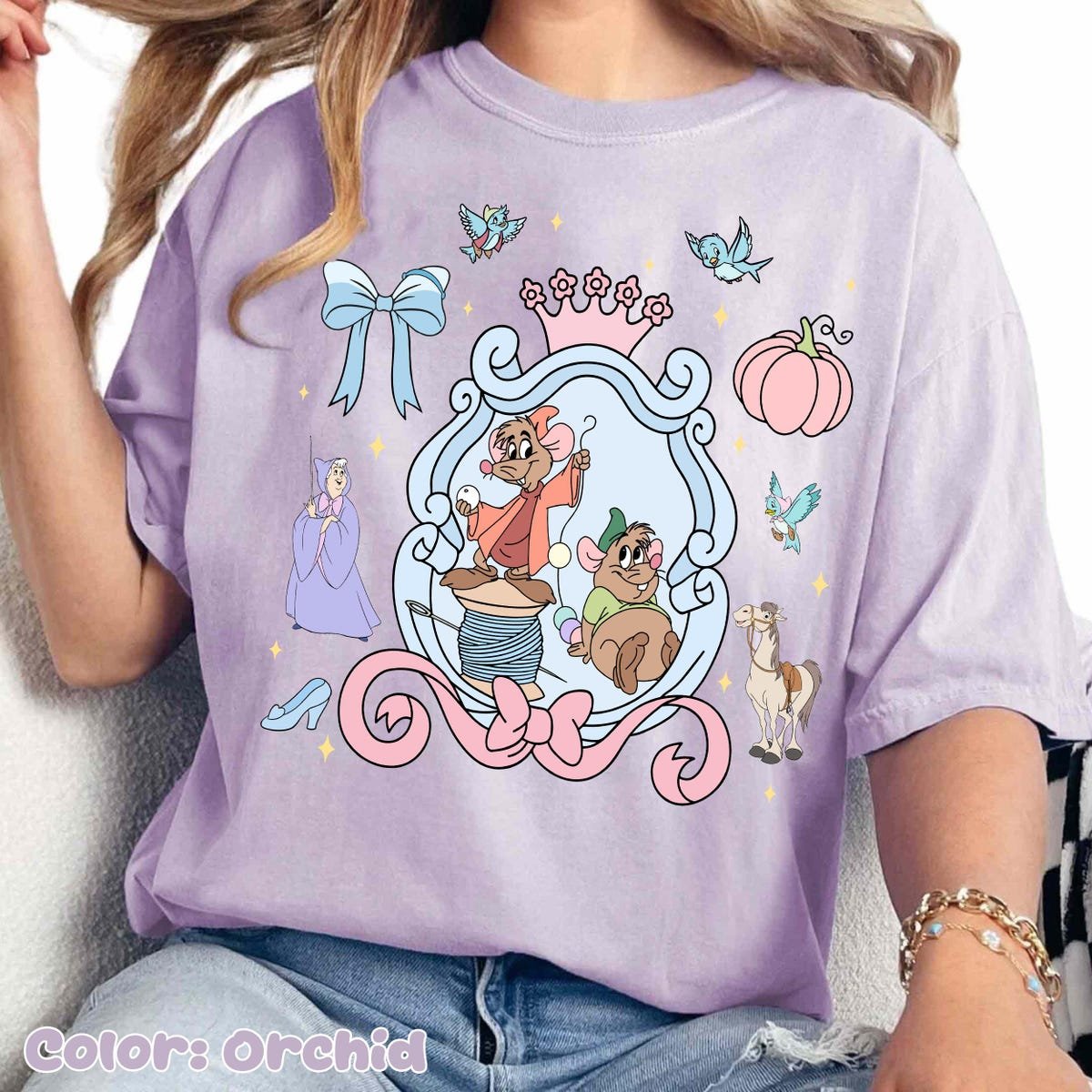 Cinderella 75th Anniversary T-Shirt Disneyland Trip Matching Tee