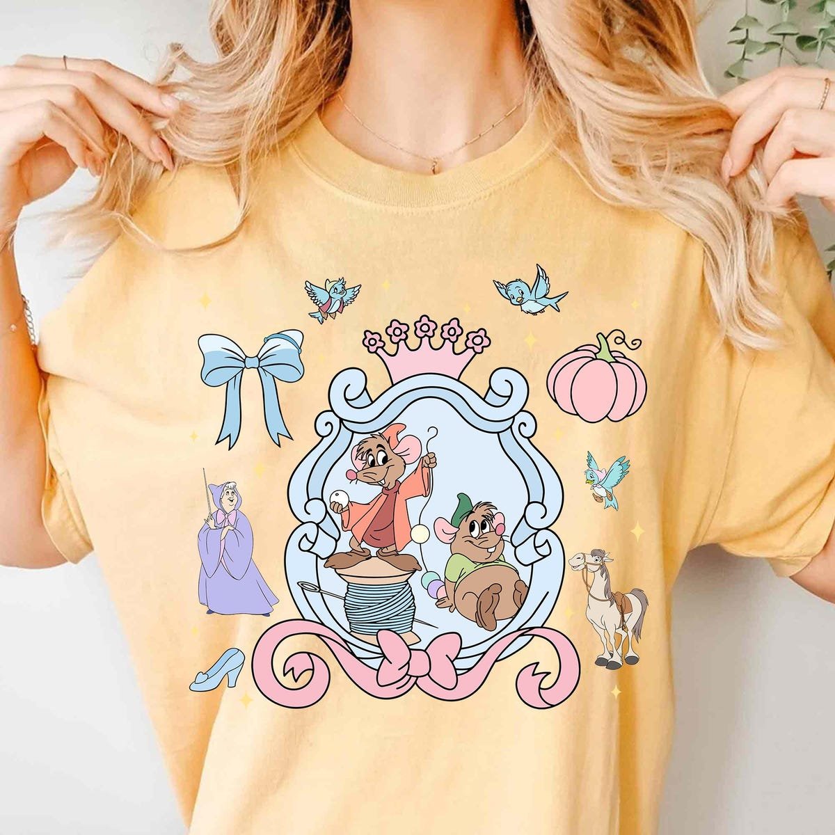 Cinderella 75th Anniversary T-Shirt Disneyland Trip Matching Tee