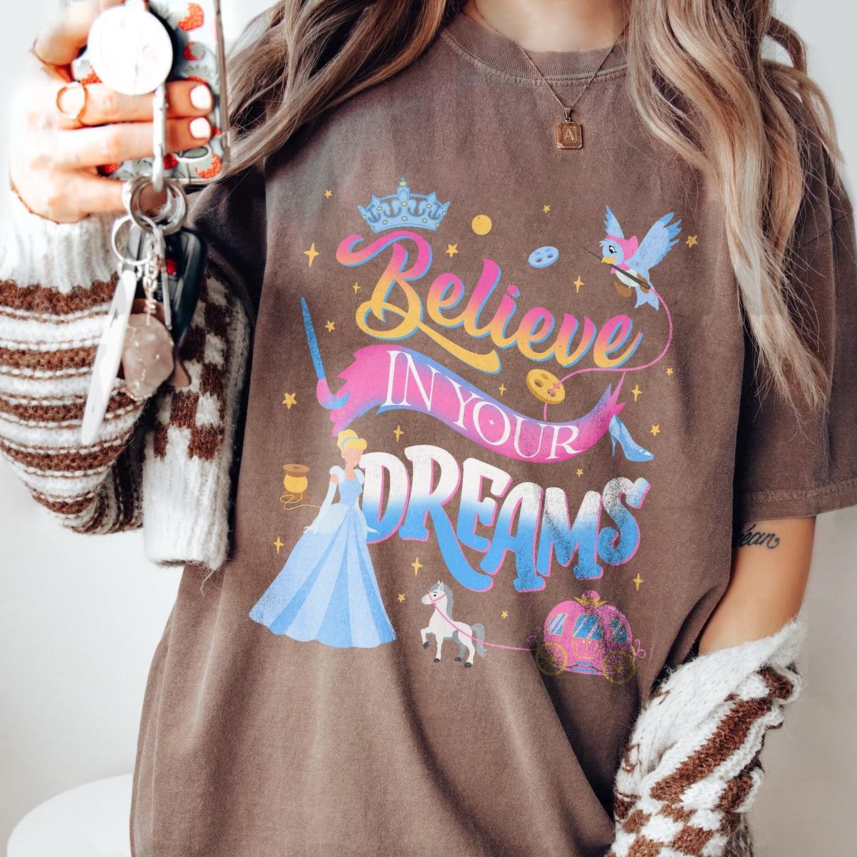 Cinderella Princess Shirt Vintage Disney Tee for Disneyland Trips