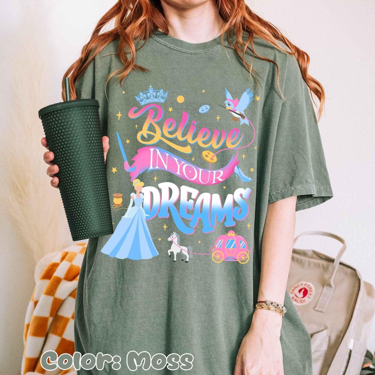 Cinderella Princess Shirt Vintage Disney Tee for Disneyland Trips