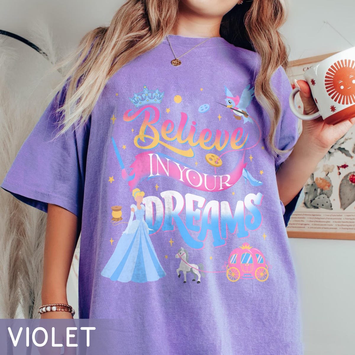 Cinderella Princess Shirt Vintage Disney Tee for Disneyland Trips